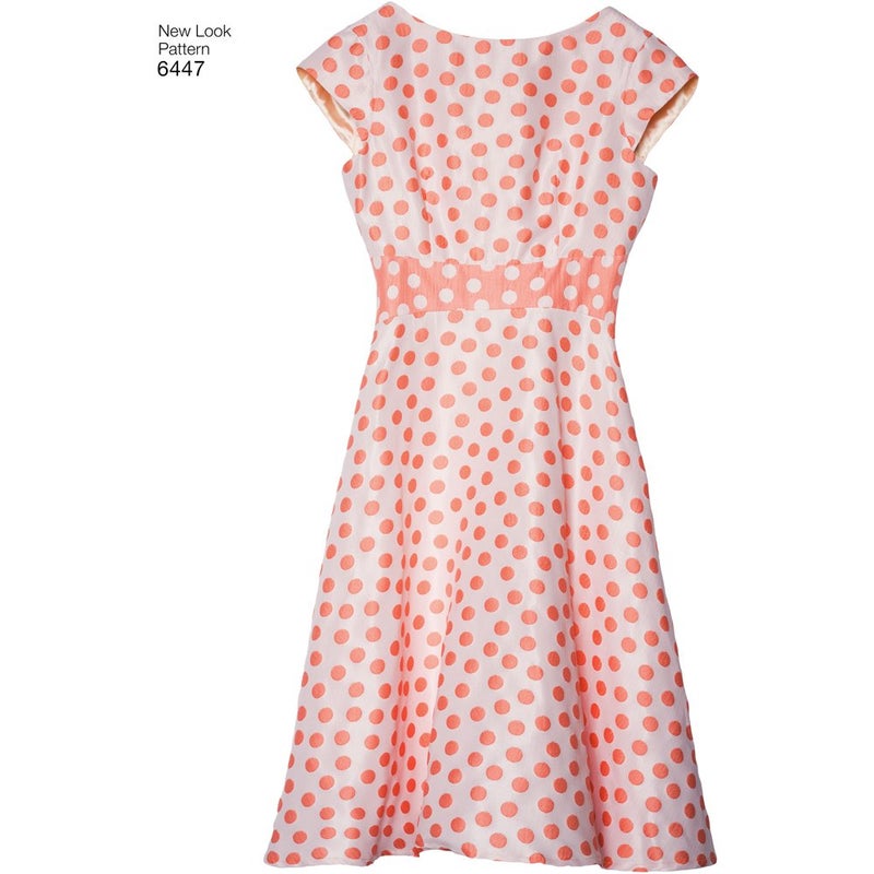 NEW LOOK Patterns Misses' Dresses A (8-10-12-14-16-18-20) 6447 - Image 4